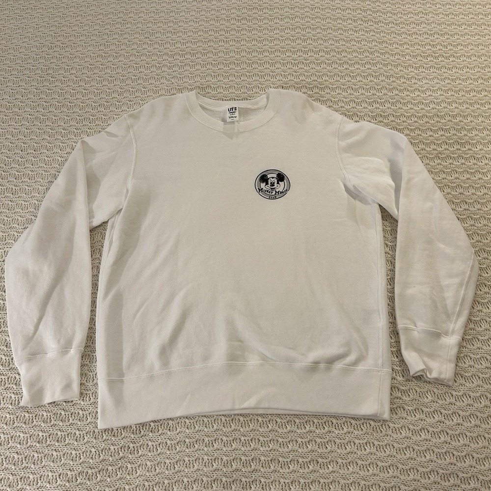 Uniqlo x Disney X Joshua Vides Sweatshirt Womens Sz Medium Mickey Mouse Club
